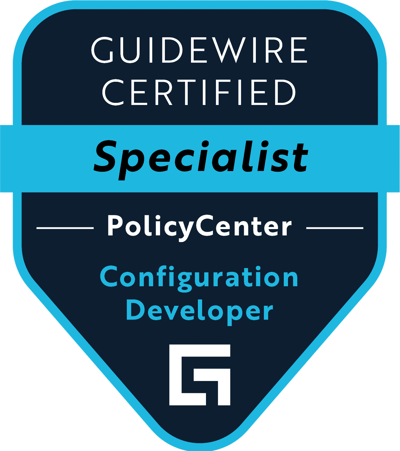 Guidewire Certified Specialist · PolicyCenter Configuration Developer badge
